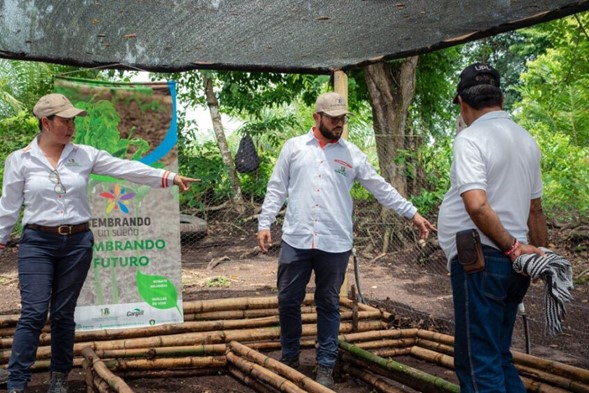 Este proyecto hace parte del Eje Seguridad Alimentaria y tiene como objetivo impulsar un aprendizaje basado en la responsabilidad con el medio ambiente, y garantizar el abastecimiento de productos alimenticios de la canasta básica familiar.